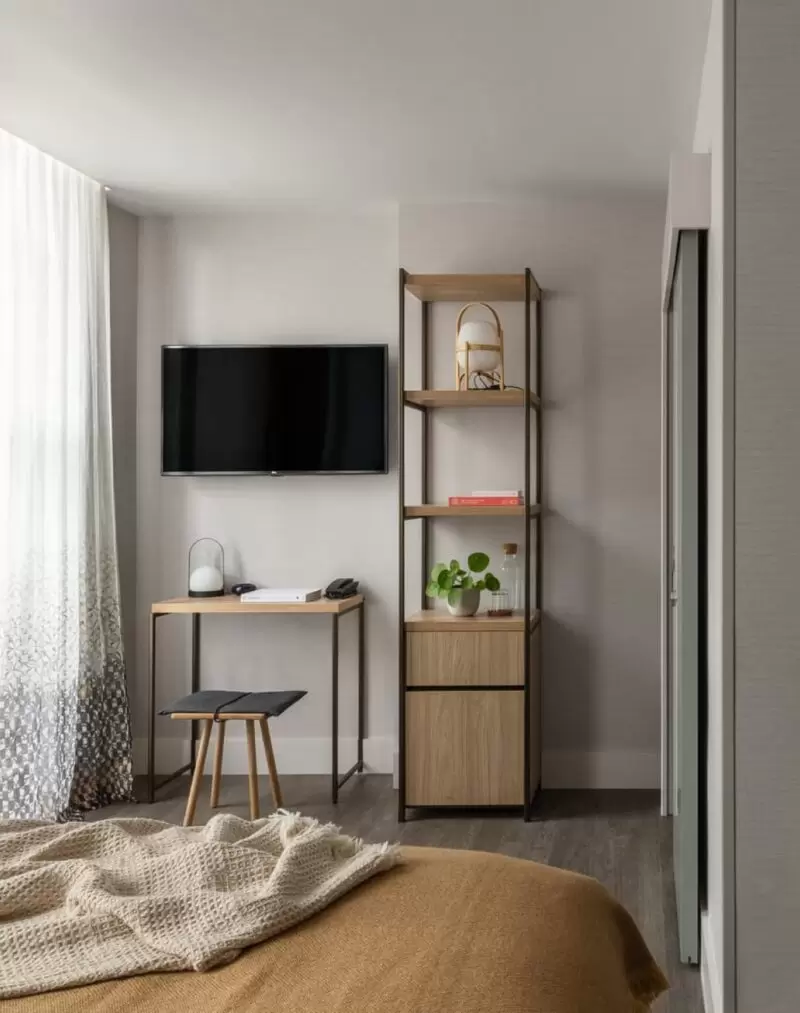 Bedroom at Inhabit hotel