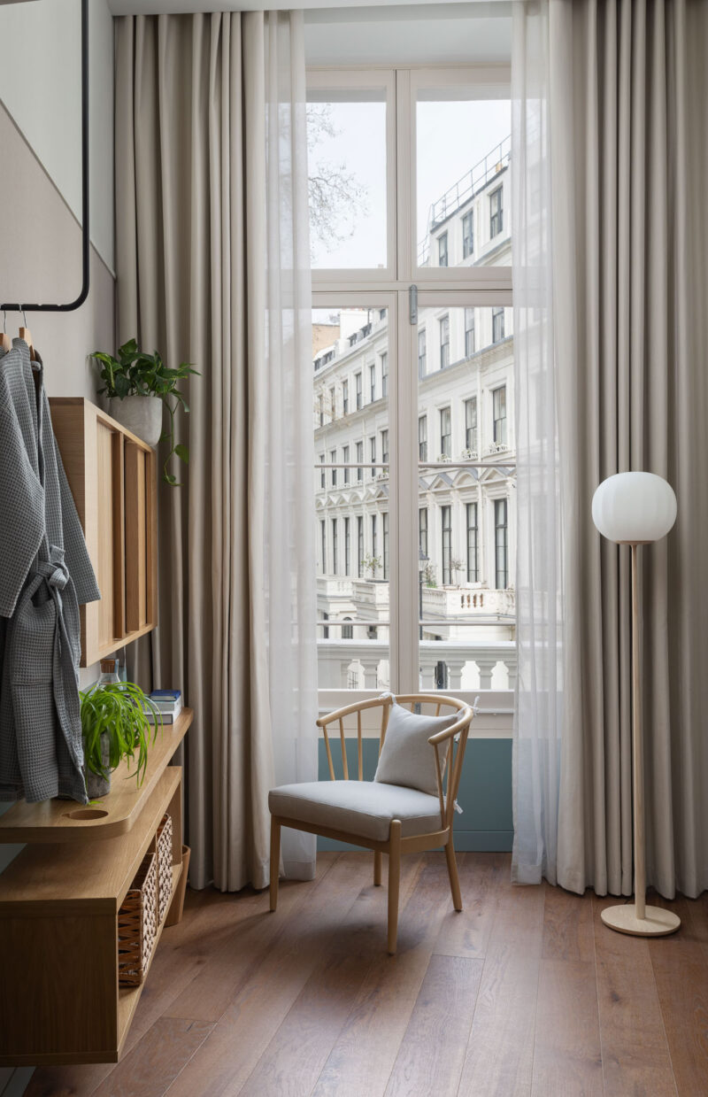Bedroom at Inhabit hotel