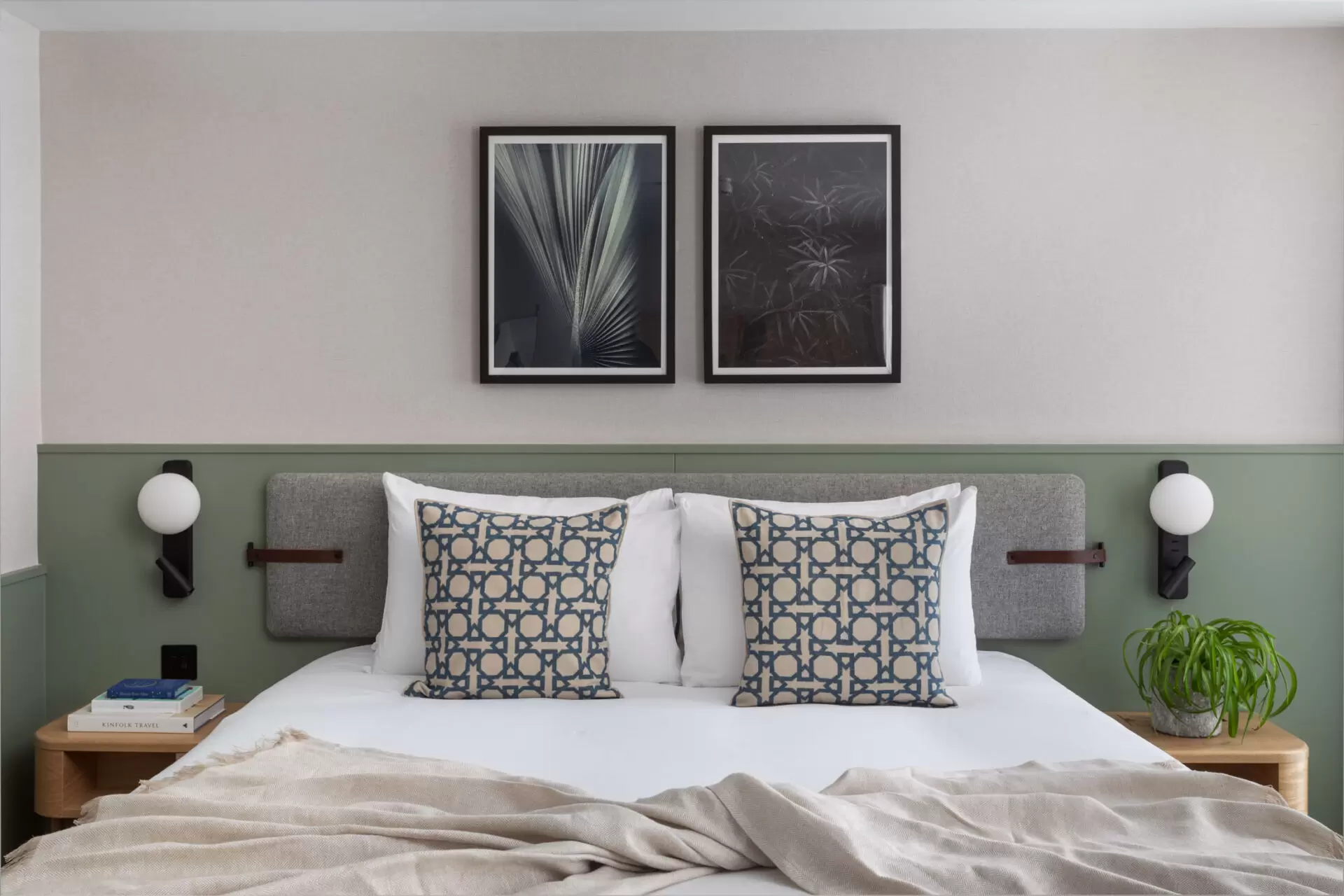 Bedroom at Inhabit hotel