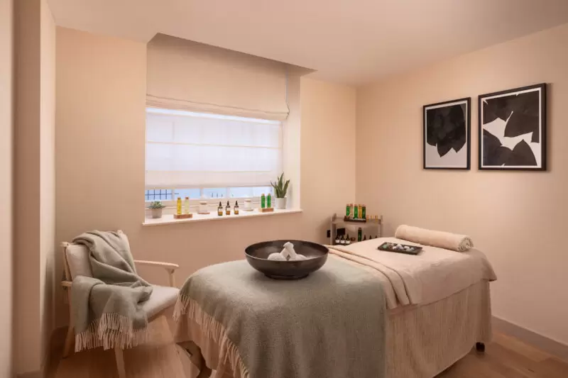 spa room at hotel