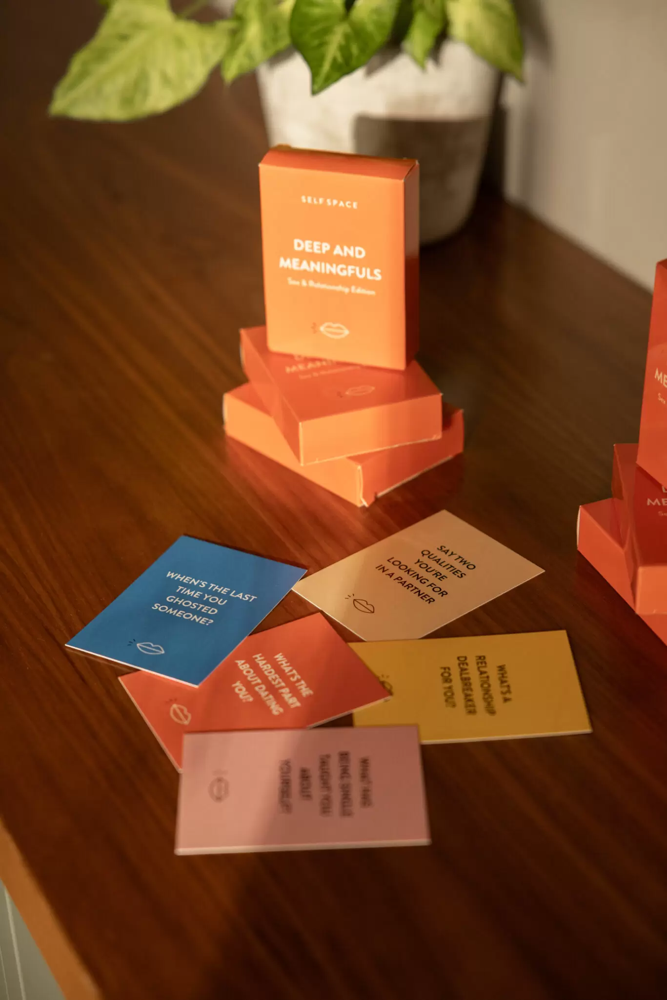 deep and meaningful cards on table